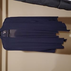 Navy Cardigan long sleeve sweater